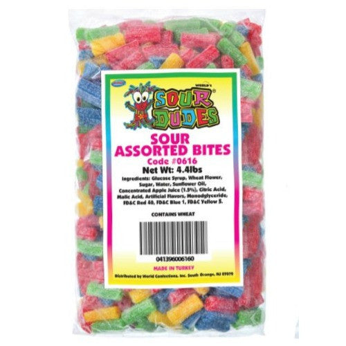 Sour Dudes Assorted Bites (4.4 lbs) - Candy Pros