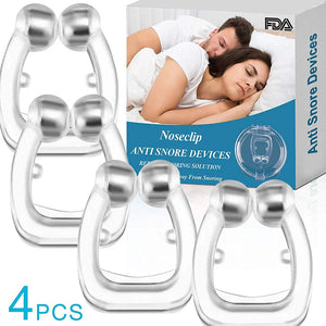 Silicone Magnetic Anti Snoring Nasal Dilator Stop Snore nose clip Aid Easy Breathe Improve Sleeping For Men/Women beauty health - Brickell Mall