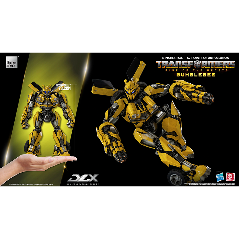 Threezero Transformers Rise of the Beasts Bumblebee DLX Figure