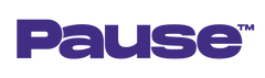 Pause Consumption Logo - Purple logo, spelling "Pause" cannabis, purse, bags, fashion, womens fashion