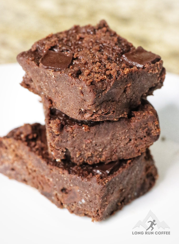 Fudgy Chocolate Protein Coffee Brownies