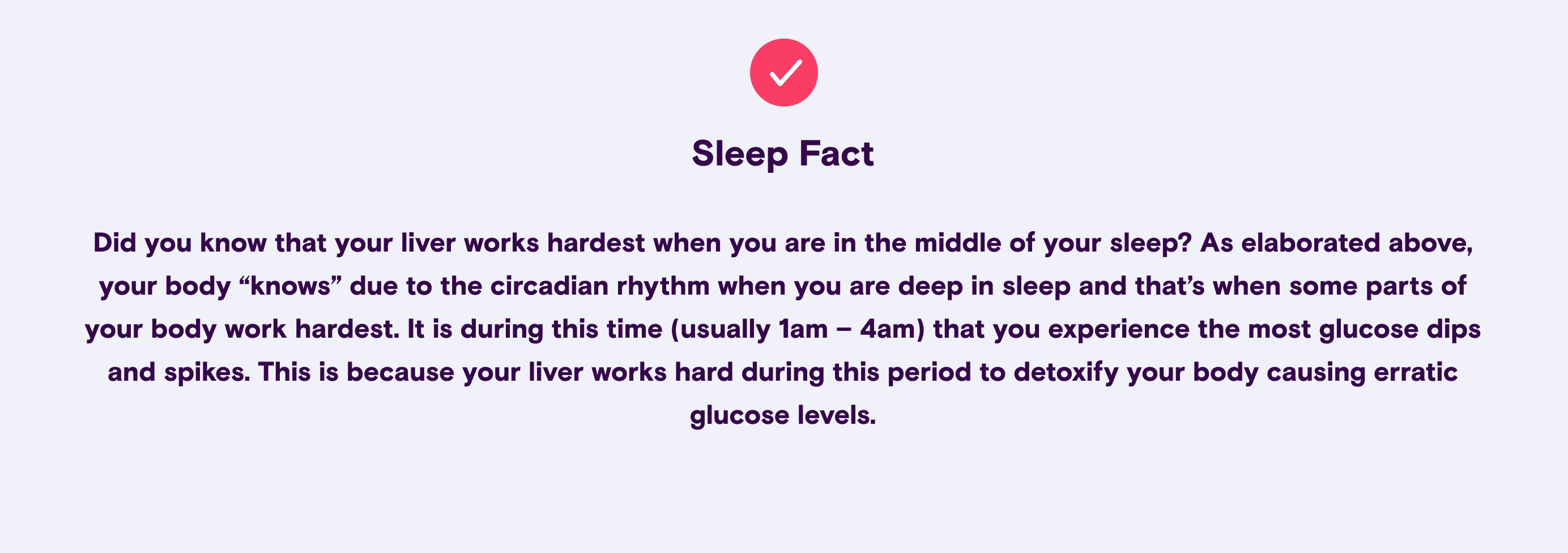 Sleep facts