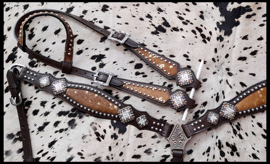 LV tack set scalloped design – The Gritty Spur