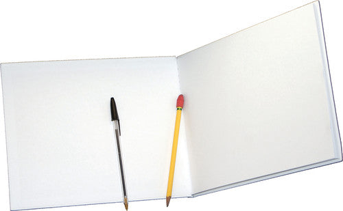 Blank Books Landscape, Horizontal Blank Notebook