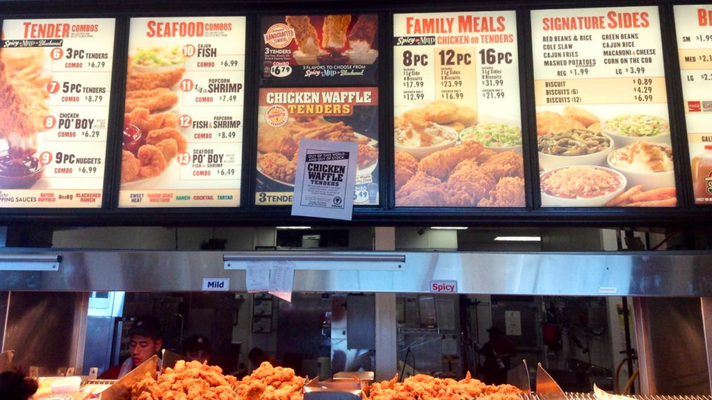 Popeyes Menu In The USA