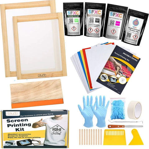 Screen Printing Kit with SFXC inks