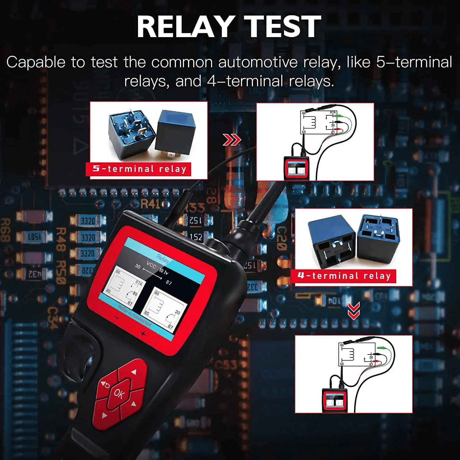 Power Probe Topdiag P200 Relay Test