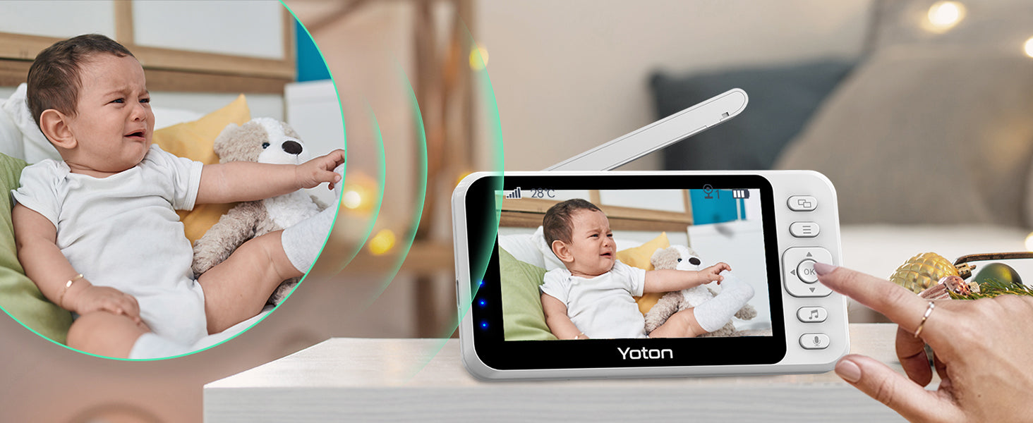YOTON YB06 Baby Monitor, Video Baby Monitor with Camera