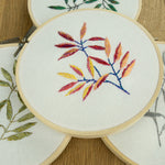BAMBOO LEAF Embroidery Pattern