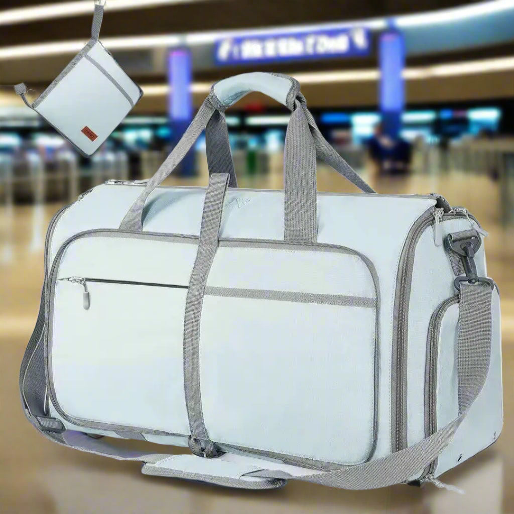 Travel Non-Crease Foldable Suit Bag – Stylish & Convenient Carry-On Luggage - FitZone360