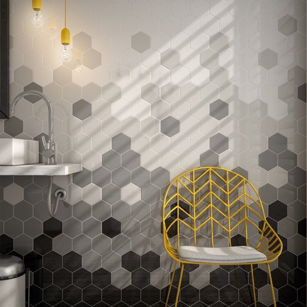 hexagon photo tiles