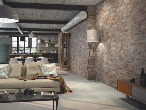 Industrial Style Brick Effect Tiles