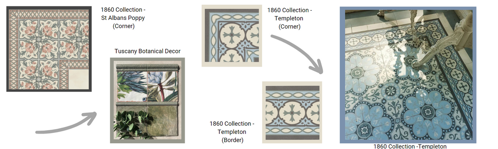 Mouldings imagery for Top Tile Trends of 2023 blog from Baked Tiles