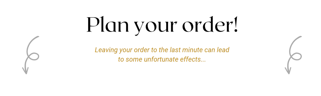 Plan your order! Leaving tile orders to the last minute can leave to some unfortunate effects...