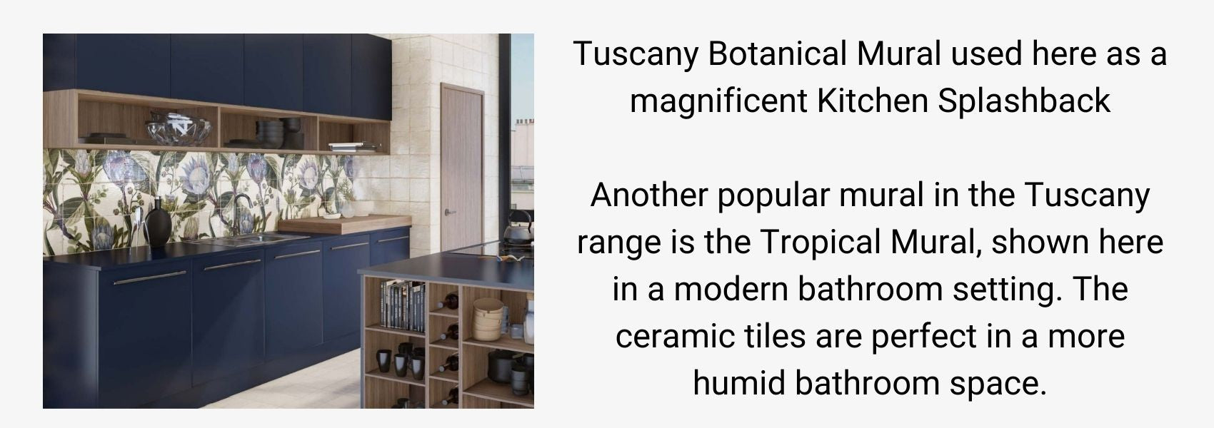 Tuscany botanical Mural