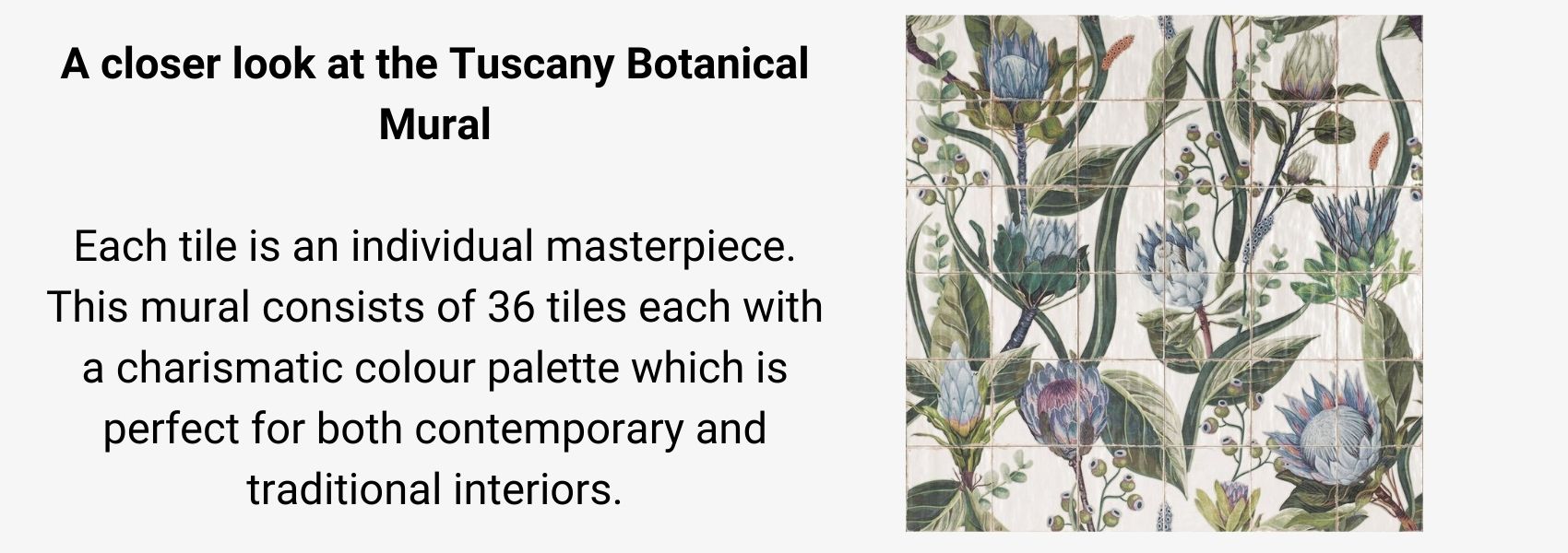 Tuscany Botanical mural