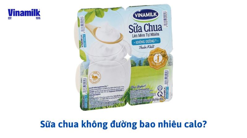 Sữa chua không đường ít calo hơn sữa chua không đường