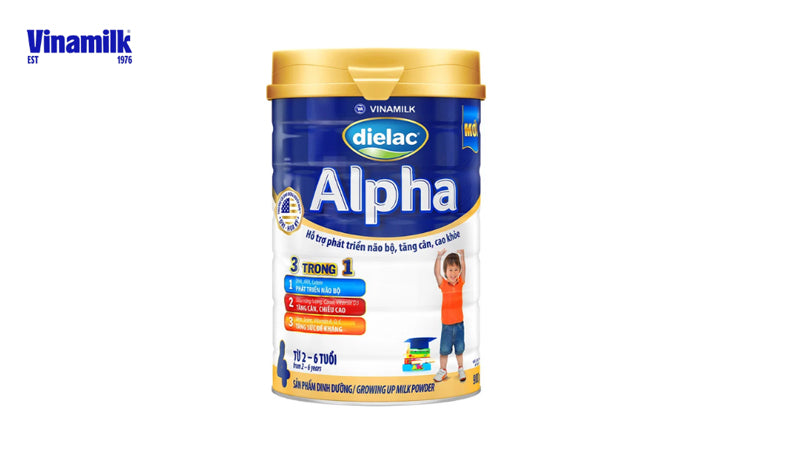 Dielac Alpha Gold Step 1 công thức 3 trong 1 cung cấp đầy đủ dưỡng chất