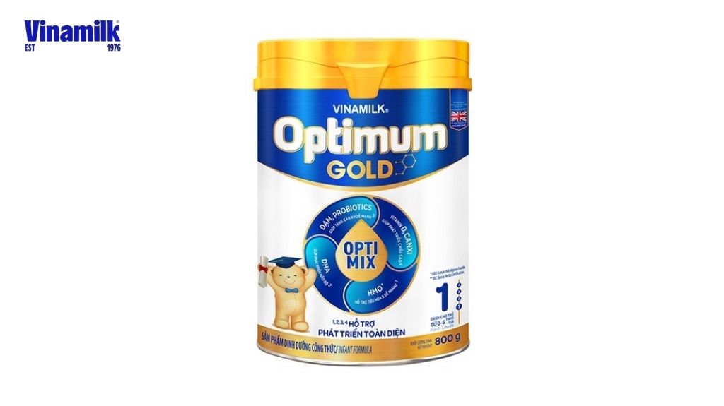 Sữa Optimum Gold step 1 chứa nhiều khoáng chất