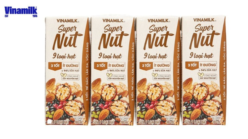 Sữa hạt Vinamilk Super Nut cho mẹ bỉm sữa