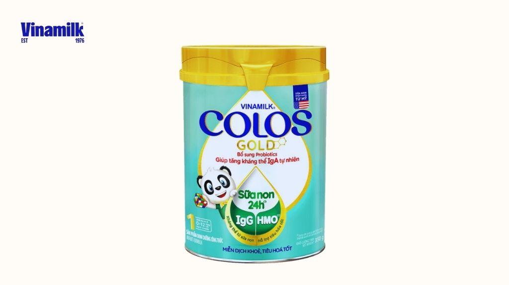 Sữa bột Vinamilk Colos Gold giúp giảm tình trạng táo bón