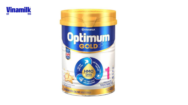 Vinamilk Optimum Gold Step 1dành cho bé sơ sinh từ 0 – 6 tháng tuổi