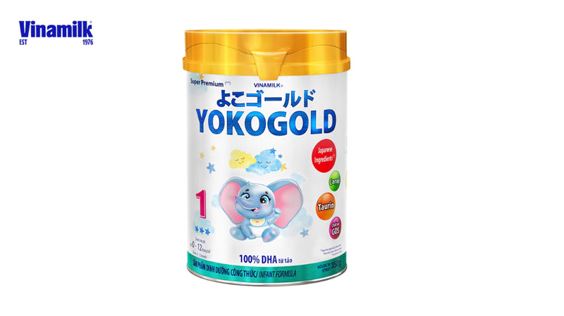 DHA có trong sữa Yoko Gold giúp bé phát triển não bộ