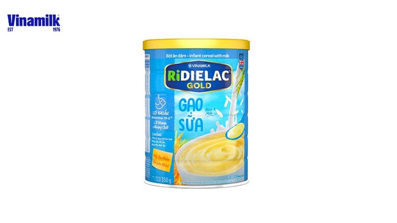 Bột ăn dặm Ridielac Gold gạo sữa