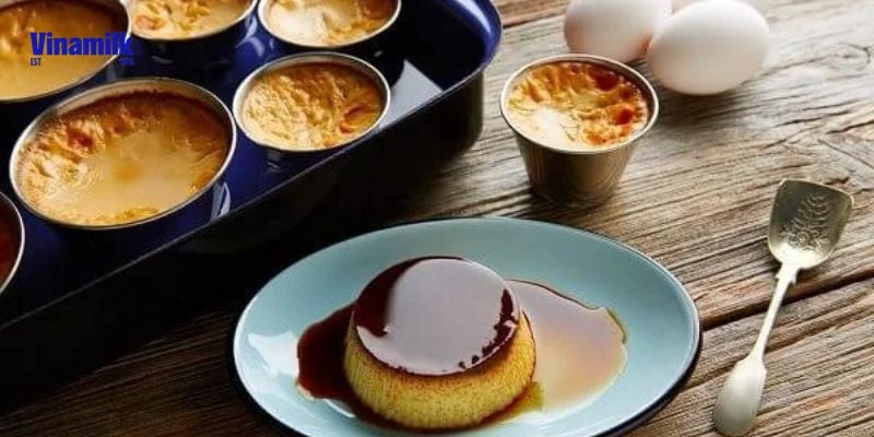 Bánh flan món tráng miệng ưa thích cho mọi gia đình