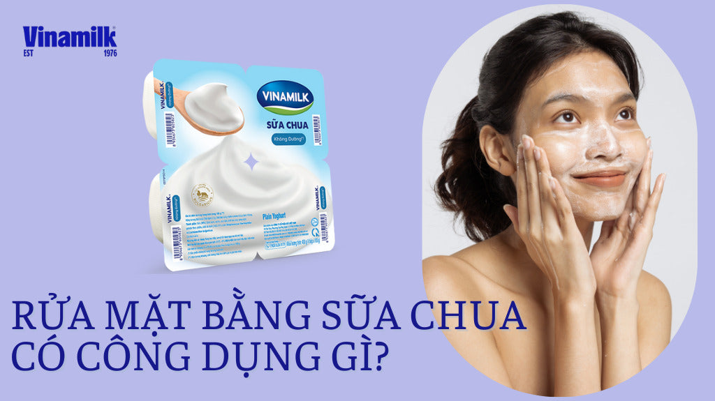 Rửa mặt bằng sữa chua