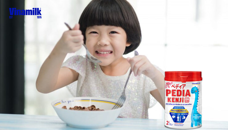 Sữa bột Vinamilk Pedia Kenji giúp trẻ phát triển toàn diện