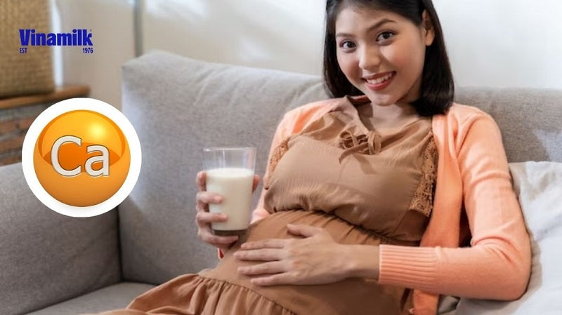 Sữa bầu giúp bổ sung canxi