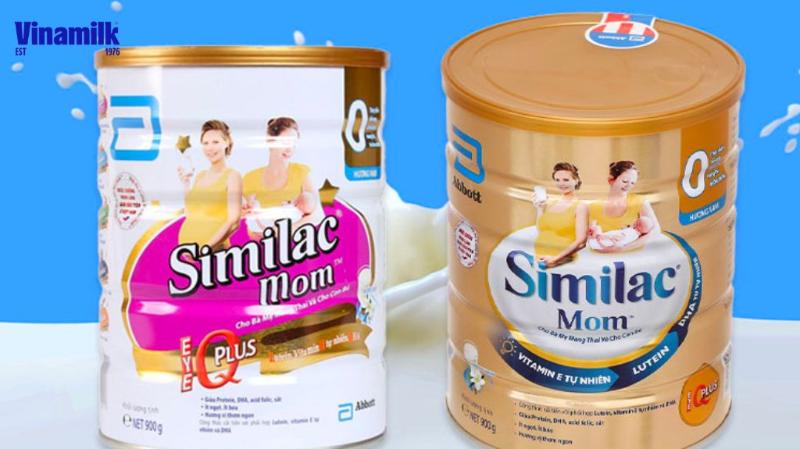 Sữa bầu Similac Mom cũng là một trong những sữa tốt cho bà bầu 3 tháng đầu