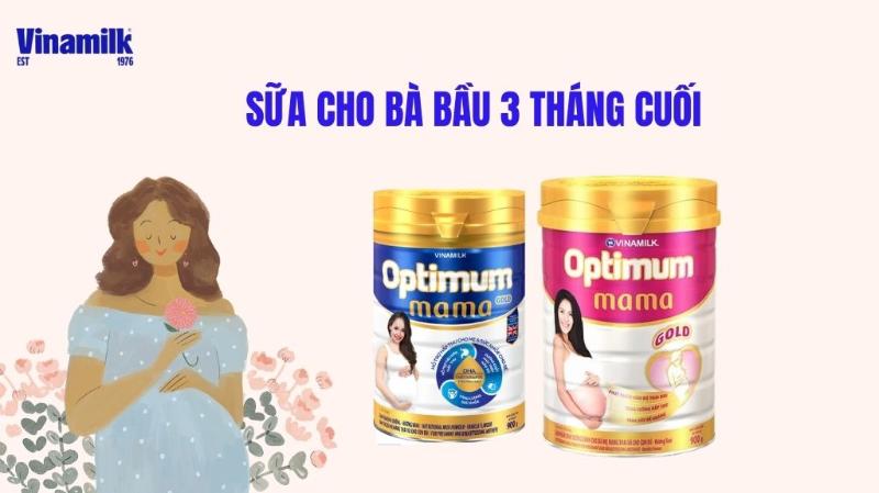 Loại sữa tốt cho bà bầu 3 tháng cuối