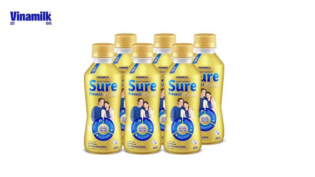 Sữa pha sẵn Sure Prevent Gold cho người già