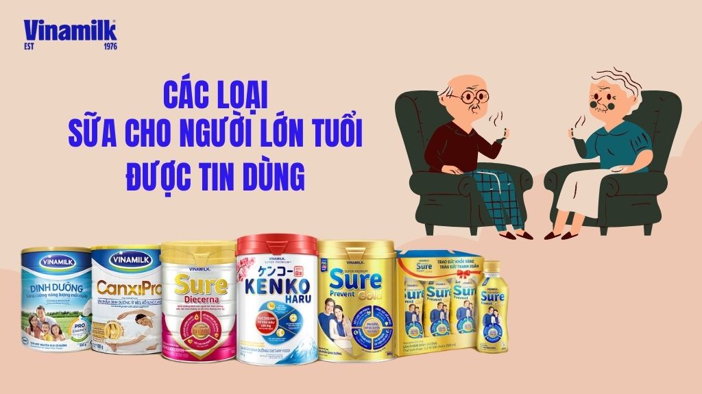 Sữa cho người lớn tuổi