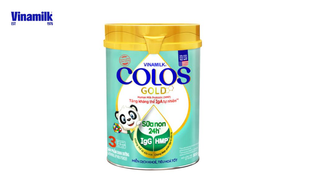 Sữa Colos Gold Vinamilk tăng sức đề kháng