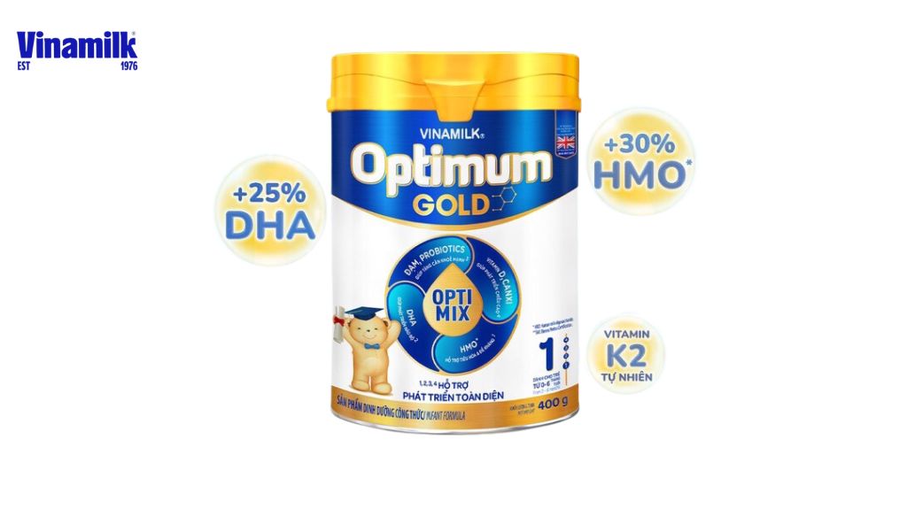Sữa Optimum Gold 1 giàu dưỡng chất cho bé