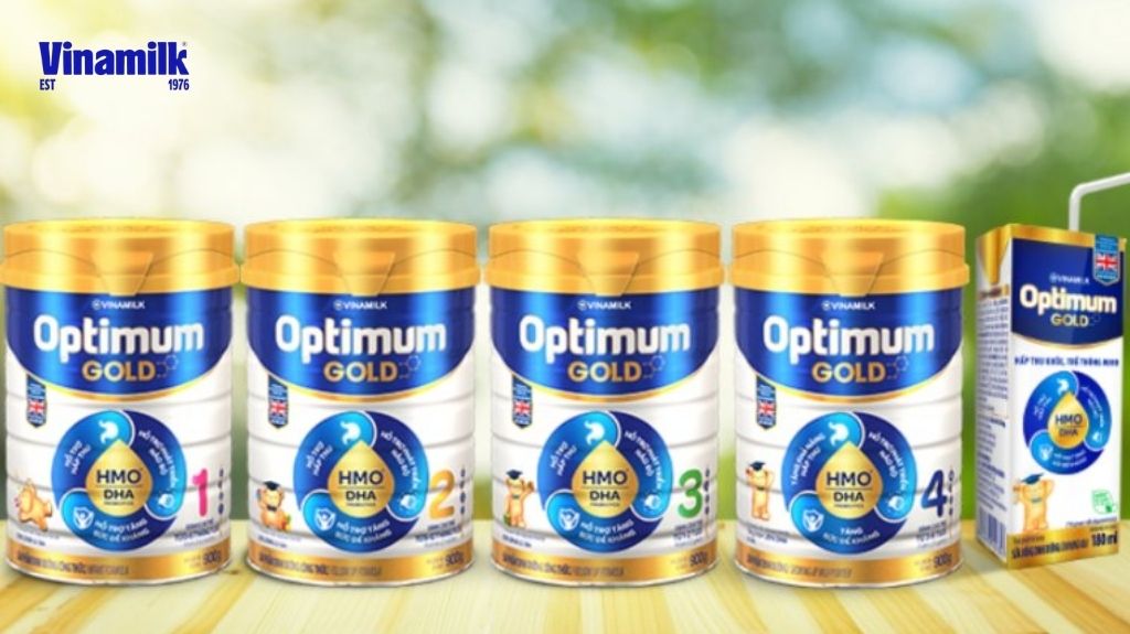 Sữa Optimum Gold giúp bé phát triển toàn diện