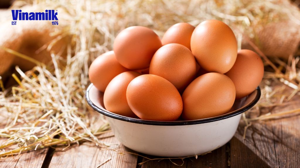 Trứng là thực phẩm tốt để dưỡng thai yếu