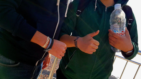 Dubrovnik tourists wearing Break Time anchor bracelets 