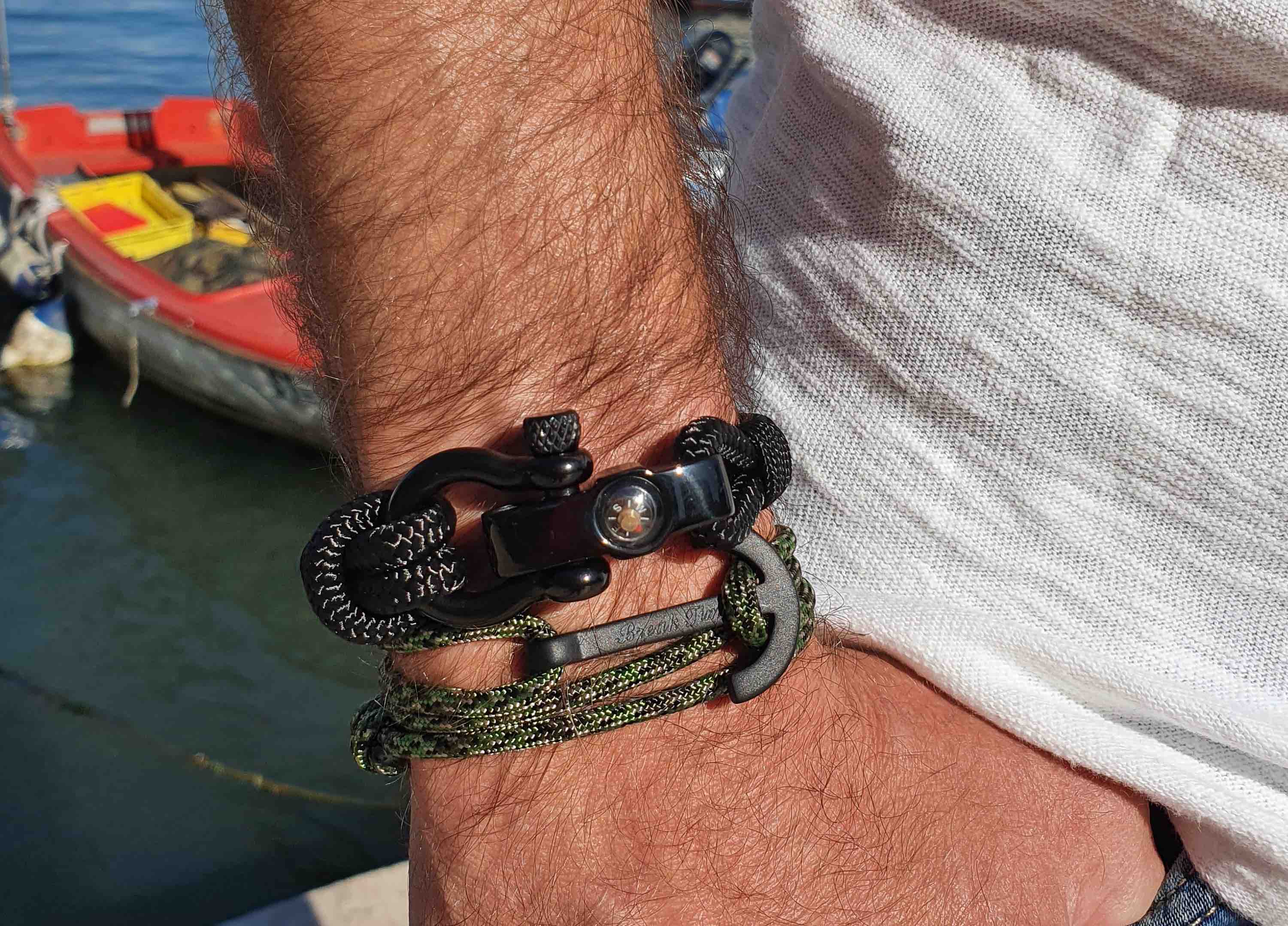 Nautical bracelets for men and women. Nautical jewelry