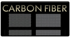 AEROSPACE Airbrush Stencils - <font color="CCCC00">Carbon Fiber</font>