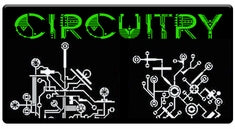 AEROSPACE Airbrush Stencils - <font color= "00FF00" > Circuitry Series</font>
