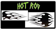 AEROSPACE Airbrush Stencils -<BR><font color=green> Hot Rod Series</font>