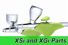 Grex Genesis XGi, XSi, XGiES, XSiES Airbrush Parts