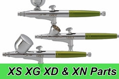 Grex Genesis XS, XG, XD, XN Airbrush Parts