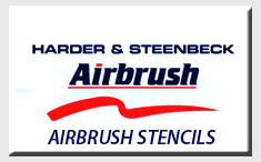 Harder Steenbeck Airbrush Stencils with Step by Step Instructions