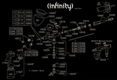 Harder Steenbeck Infinity Airbrush Parts