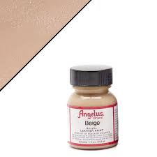 ANGELUS ACRYLIC LEATHER PAINT 4OZ BEIGE — Midwest Airbrush Supply Co